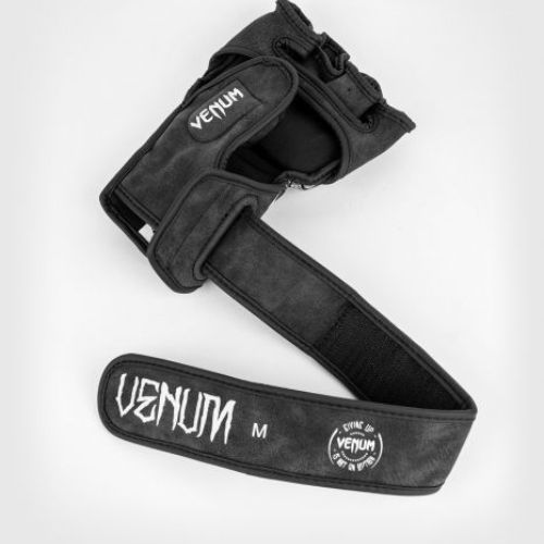 Рукавиці грепплінгові чоловічі Venum GLDTR 4.0 чорно-білі VENUM-04166