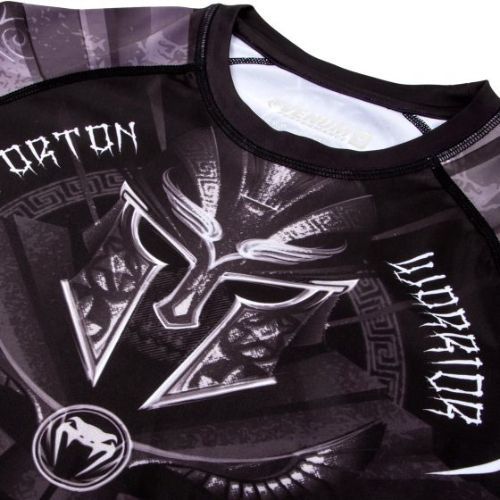 Рашгард чоловічий Venum Gladiator 3.0 Rashguard чорний VENUM-02987-108-XXL