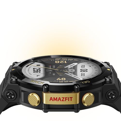 Годинник Amazfit T-Rex 2 astro black/gold A2170