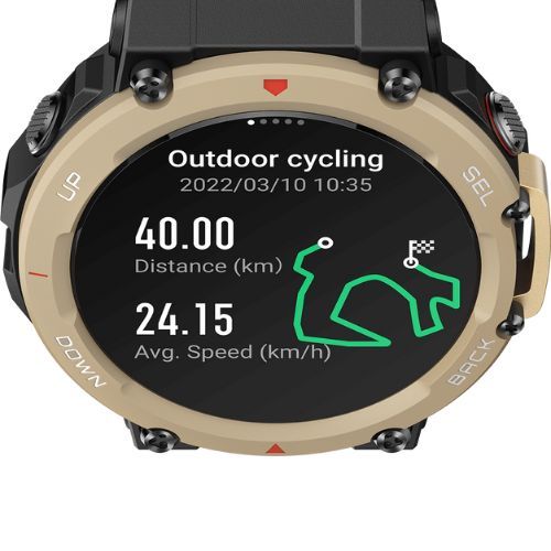 Годинник Amazfit T-Rex 2 astro black/gold A2170