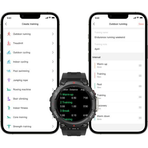 Годинник Amazfit T-Rex 2 astro black/gold A2170