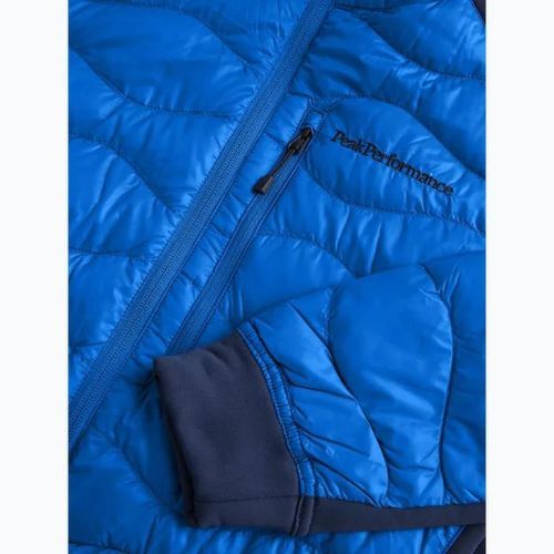 Гібридна куртка чоловіча Peak Performance Helium Down Hybrid Hood блакитна G77855110