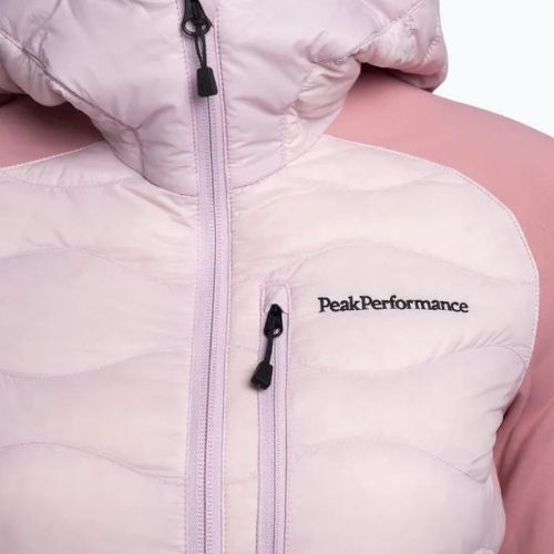 Гібридна куртка жіноча Peak Performance Helium Down Hybrid Hood рожева G77848130