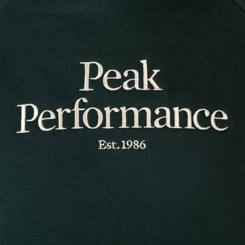 Кофта трекінгова чоловіча Peak Performance Original Hood зелена G77756250