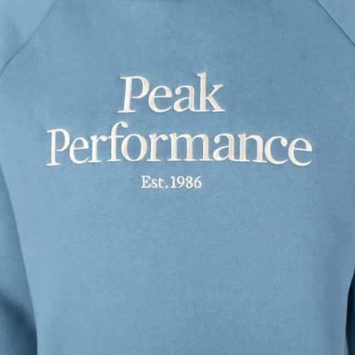 Кофта трекінгова чоловіча Peak Performance Original Hood блакитна G77756260