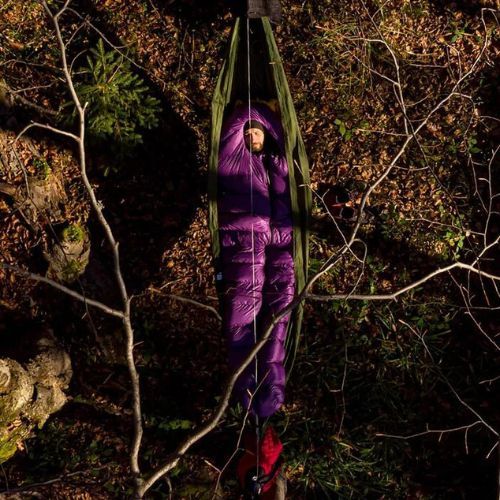 Спальний мішок AURA AR 450 фіолетовий