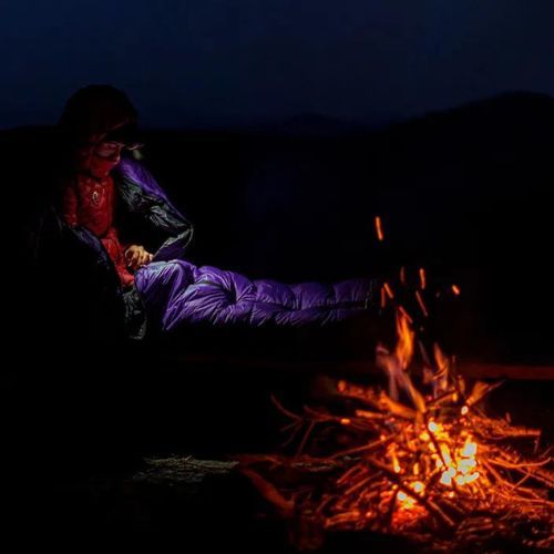 Спальний мішок AURA AR 450 фіолетовий