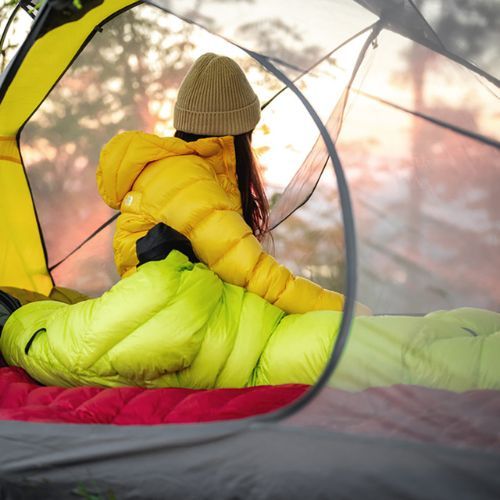 Спальний мішок AURA AR 600 лаймовий