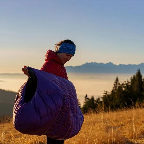 Спальний мішок AURA AR 600 фіолетовий