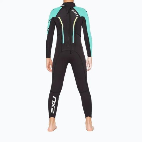 Гідрокостюм для триатлону дитячий 2XU Propel black/oasis