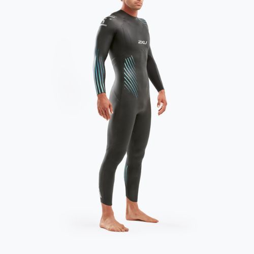 Гідрокостюм для триатлону чоловічий 2XU Propel 1 black/blue ombre