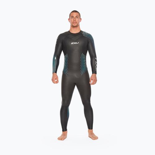 Гідрокостюм для триатлону чоловічий 2XU Propel 1 black/blue ombre