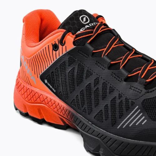 Кросівки для бігу чоловічі SCARPA Spin Ultra чорно-помаранчеві GTX 33072-200/1