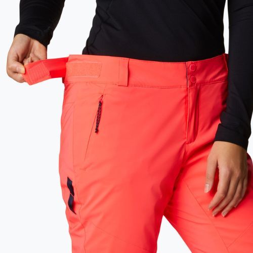 Штани лижні жіночі Columbia Backslope II Insulated neon sunrise