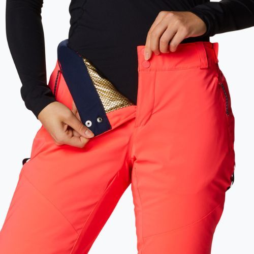 Штани лижні жіночі Columbia Backslope II Insulated neon sunrise