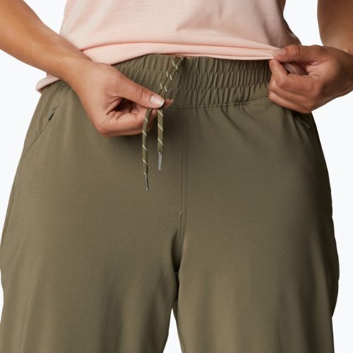 Штани трекінгові жіночі Columbia Pleasant Creek Warm Jogger stone green