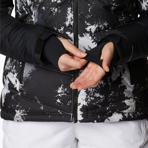 Куртка лижна жіноча Columbia Abbott Peak Insulated white lookup print/black/white
