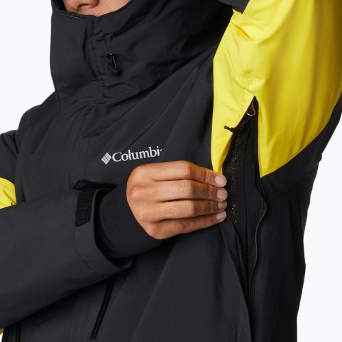 Куртка лижна чоловіча Columbia Aerial Ascender laser lemon/black