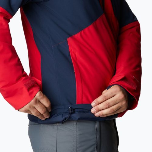 Куртка лижна чоловіча Columbia Centerport II mountain red/collegiate navy