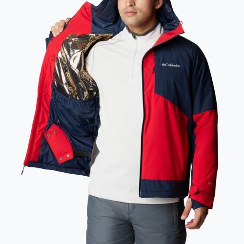 Куртка лижна чоловіча Columbia Centerport II mountain red/collegiate navy