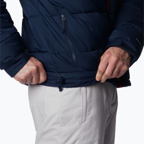 Куртка лижна чоловіча Columbia Iceline Ridge collegiate navy/mountain red