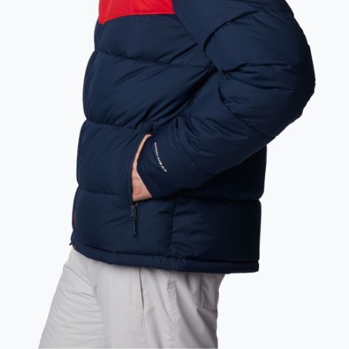 Куртка лижна чоловіча Columbia Iceline Ridge collegiate navy/mountain red