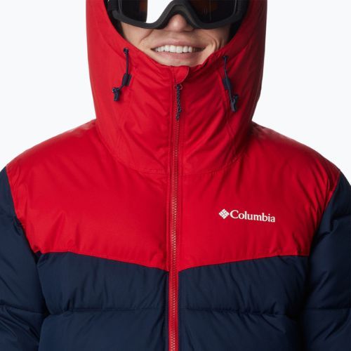 Куртка лижна чоловіча Columbia Iceline Ridge collegiate navy/mountain red