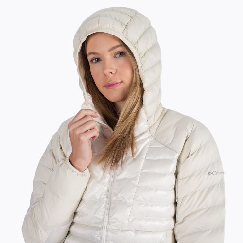 Пуховик жіночий Columbia Labyrinth Loop Hooded chalk