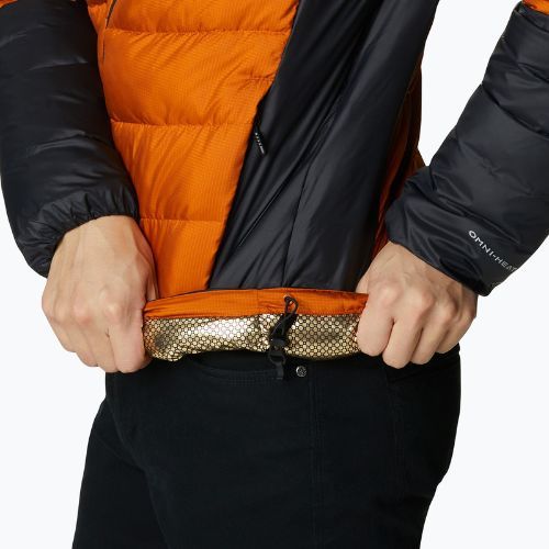Пуховик чоловічий Columbia Labyrinth Loop Hooded warm copper/black