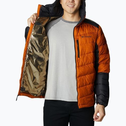 Пуховик чоловічий Columbia Labyrinth Loop Hooded warm copper/black