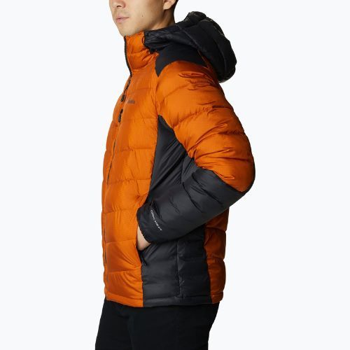 Пуховик чоловічий Columbia Labyrinth Loop Hooded warm copper/black