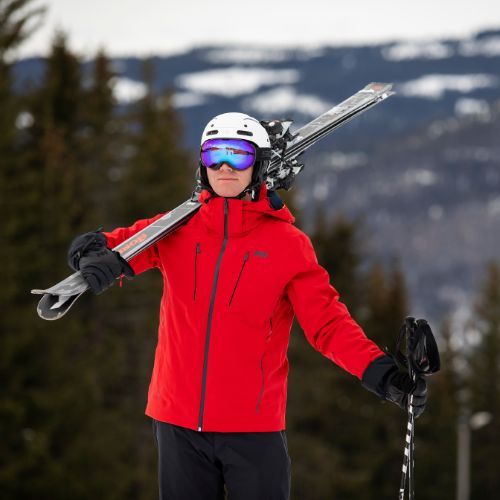 Куртка лижна чоловіча Helly Hansen Alpha 3.0 червона 65551_162