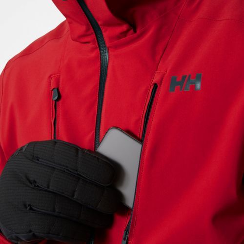 Куртка лижна чоловіча Helly Hansen Alpha 3.0 червона 65551_162
