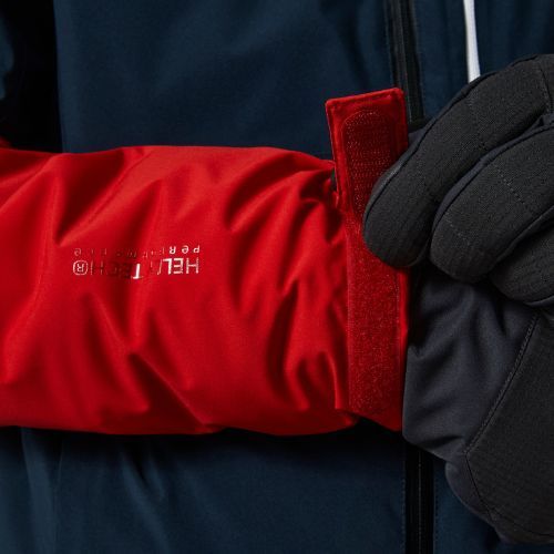 Куртка лижна чоловіча Helly Hansen Carv Lifaloft синьо-червона 65777_597