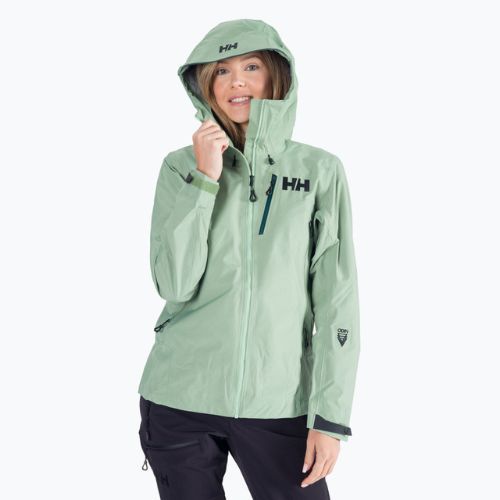 Куртка хардшел жіноча Helly Hansen Odin 9 Worlds 2.0 зелена 62956_406