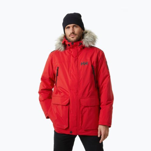 Куртка дощовик чоловіча Helly Hansen Reine Parka червона 53630_162
