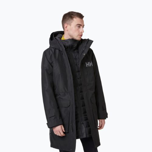 Куртка дощовик чоловіча Helly Hansen Rigging Coat чорна 53508_990