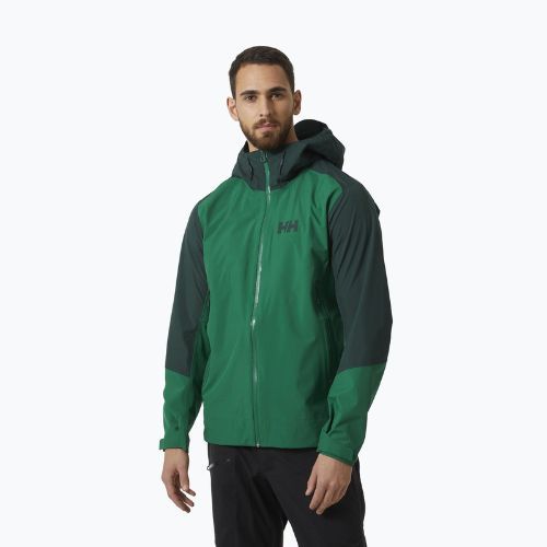 Куртка хардшел чоловіча Helly Hansen Verglas 3L Shell 2.0 зелена 62686_486