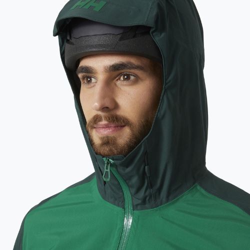 Куртка хардшел чоловіча Helly Hansen Verglas 3L Shell 2.0 зелена 62686_486