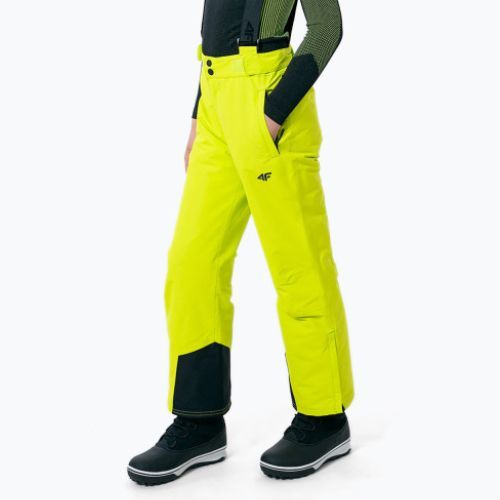Штани лижні дитячі 4F JSPMN001 canary green