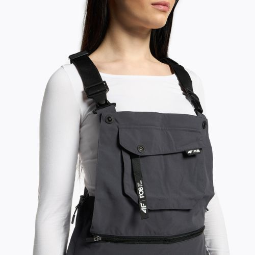 Штани сноубордичні жіночі 4F SPDS002 dark/grey