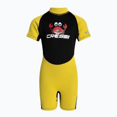 Гідрокостюм дитячий Cressi Smoby Shorty 2 mm black/yellow