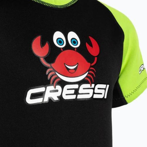 Гідрокостюм дитячий Cressi Smoby Shorty 2 mm black/fluo green