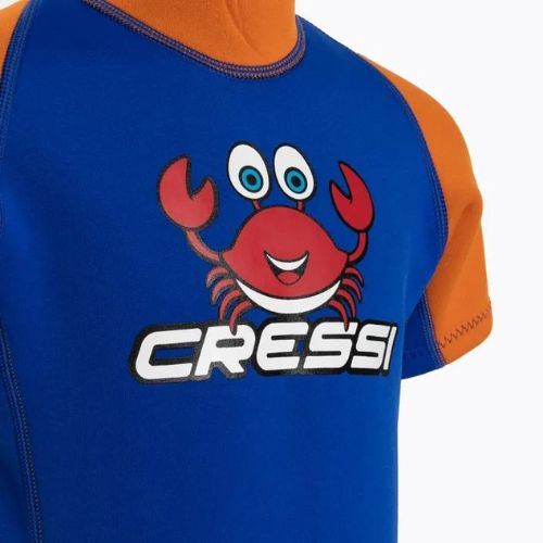 Гідрокостюм дитячий Cressi Smoby Shorty 2 mm blue/orange