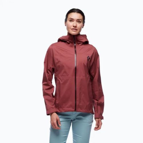 Куртка дощовик жіноча Black Diamond Stormline Stretch Rain cherrywood