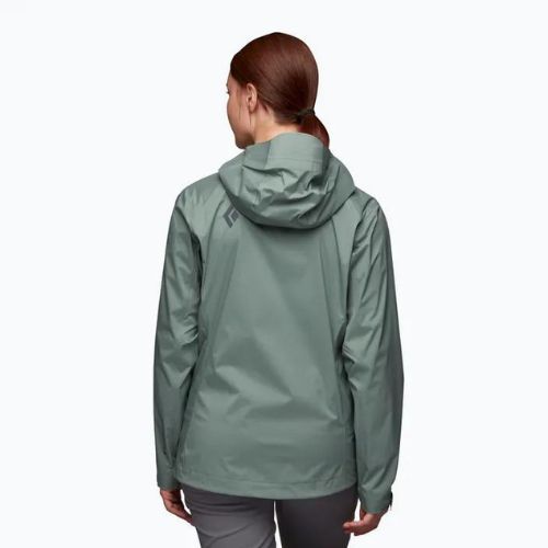 Куртка дощовик жіноча Black Diamond Stormline Stretch Rain laurel green