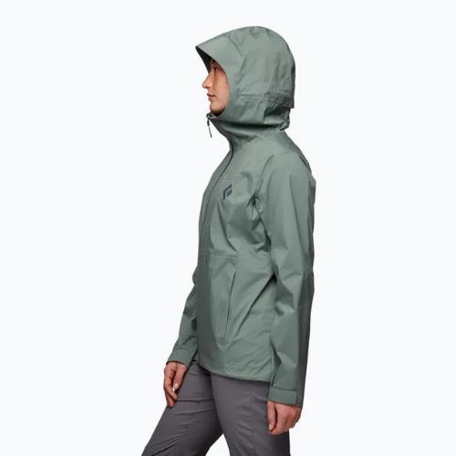 Куртка дощовик жіноча Black Diamond Stormline Stretch Rain laurel green