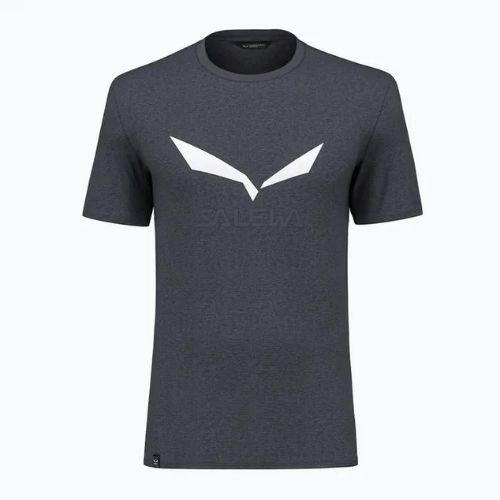 Футболка трекінгова чоловіча Salewa Solidlogo Dry синя 00-0000027018