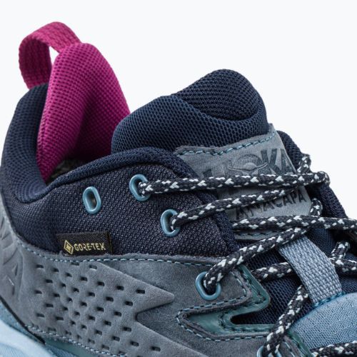 Взуття туристичне жіноче HOKA Anacapa Low GTX блакитне 1119373-MSSS