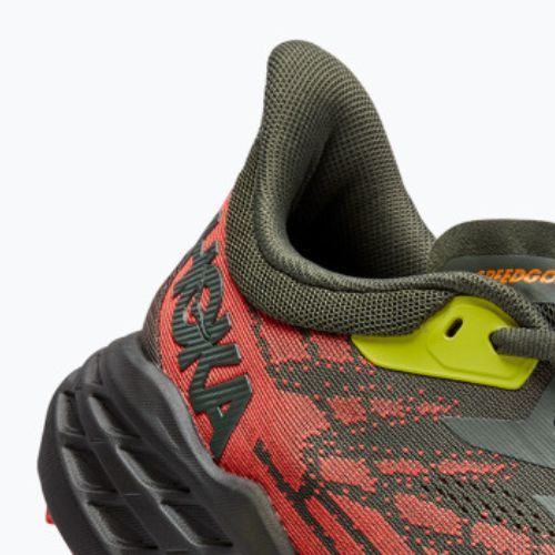 Кросівки для бігу чоловічі HOKA Speedgoat 5 темнозелені 1123157-TFST